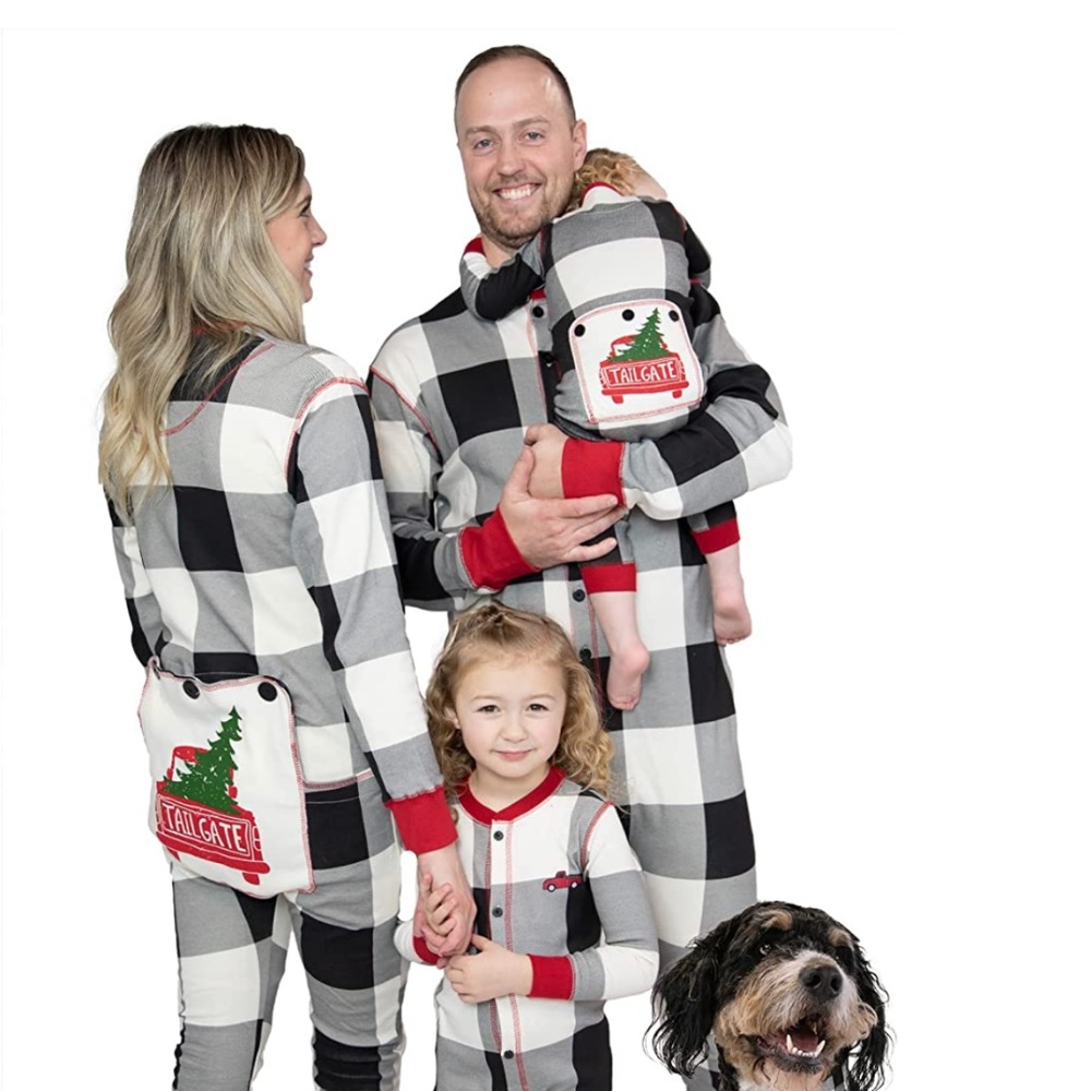 Family Matching Christmas Pajamas Plaid Size 3T Kids Toddler